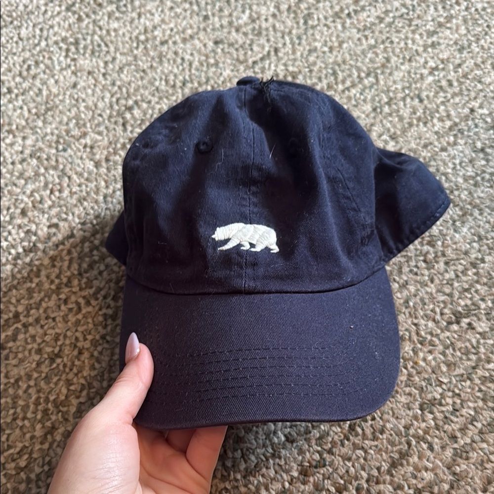 **free if added to bundle** Brandy Melville Navy Cap with Bear Logo